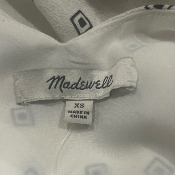 Madewell Scatterblock Tassel Dress Size XS Oversized Boho Style #F3390 - Picture 5 of 6